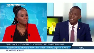 Tchad : Succès Masra  est l'invité du journal Afrique