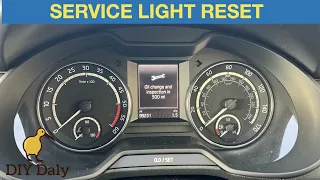 2015 Skoda Octavia Service light reset