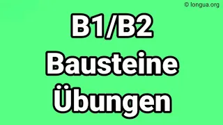 B1, B2, Bausteine, Grammatik, Übungen, Prüfung, exam, test, Präpositionen, Pronomen, Mix, exercises