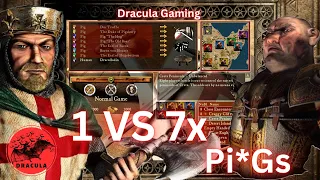 Stronghold Crusader 1 vs 7 Pigg's  2k Gold on balance | Dracula Gaming