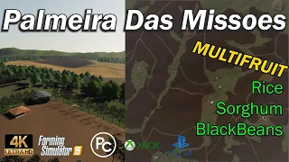 Farming Simulator 19 🌴 4K 🌴 Map First Impression 🌴 Palmeira Das Missoes