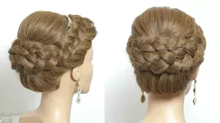 Easy Hairstyle For Long Hair. Bridal Updo