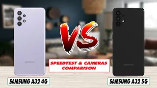 Samsung Galaxy A32 vs Galaxy A32 5G | SpeedTest and Camera comparison