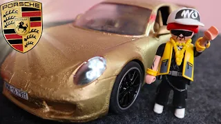 ma PORSCHE playmobil en OR (tuto playmobil customisation)