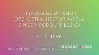 Historia De Un Amor |  Tango Music for Practice | Easy Tango Music for Beginners