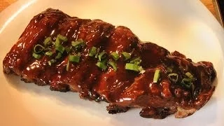 Smoked Baby Back Pork Ribs with BBQ Sauce Recipe