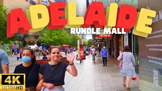 Adelaide 4K | Virtual Walk Tour - 60fps Adelaide City, Australia