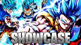 THE *NEW* KING?! FUSING LF GOGETA BLUE SHOWCASE! - Dragon Ball Legends