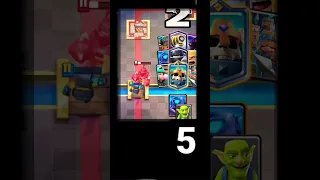 Mini pekka & goblins vs mega knight family #clashroyale #battleroyale # #funny #joke #laughing #fyp