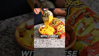 Trying Hot Cheetos & Cheese for the first time 🔥🤯 #snacks #cheetos #yummy