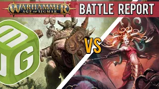 Daughters of Khaine vs Maggotkin of Nurgle Age of Sigmar 3rd Edition Battle Report Ep 73