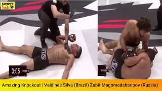 Amazing  Knockout | Valdines Silva (Brazil) Zabit Magomedsharipov (Russia) | MMA Fight | UFC