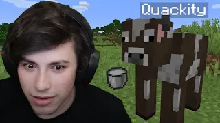 I Milked Quackity In Minecraft...