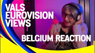 Val's Views - REACTION to BELGIUM Eurovision Song Contest entry 2023