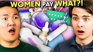 Guys Guess The Price Of Being A Woman! | Guys React