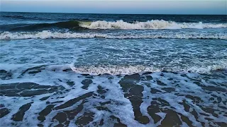 Ocean City Maryland Waves at Dusk