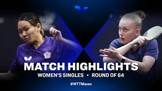 Su Pei-Ling vs Ema Labosova | WTT Star Contender Doha 2021 | Women's Singles | Round of 64