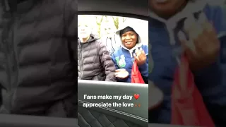 Jesse Lingard meets Fans after Training