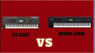 Yamaha Montage’s CFX Grand piano sound VS the Yamaha S90ES’s Natural Grand Sound 🤔👂🥊