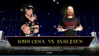 WWE2K23 John Cena Vs Semi Zyan Gameplay Match & News - Hindi Commentary