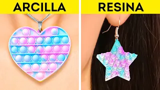 RESINA VS. ARCILLA || Joyas fantásticas e ideas de miniaturas y decoración para ahorrar dinero