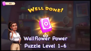 Township : Wallflower Power | Puzzle Beat Levels 1 - 6 | Tips and Tricks #township #wallflowerpower