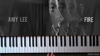 Amy Lee - IT'S A FIRE (Piano Tutorial) [PART. 01 - INTRO]