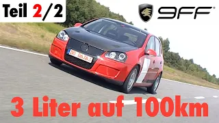 3 Liter auf 100km! - Die Geschichte hinter dem 9FF 3-Liter Golf | Teil 2/2