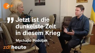 Interview mit Selenskyj-Berater Mychajlo Podoljak I auslandsjournal