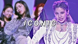 itzy being iconic for 9 minutes straight