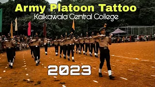 Kaikawala central college 2023 Sports Meet Platoon Tattoo #cadet #matale #ncc #plato