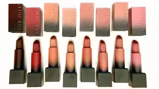 HUDA BEAUTY POWER BULLET MATTE LIPSTICKS | Swatches & Review