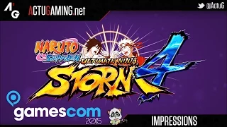 GamesCom 2015 : On a joué à Naruto Shippuden : Ultimate Ninja Storm 4, nos impressions