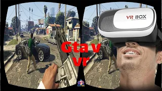 لعشاق VR Videos | لعبة gta 5 vr  استمتع بلا حدود [ vr sbs video for vr box glasses ]