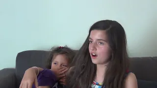 Angelina Jordan sings for her little sister before her world tour 2015