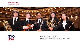 National Youth Orchestra of the United States of America at Meyerson Symphony Center, Dallas, Texas