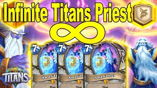 Creating Infinite Titans With My Best Deck In The Game For Fun At  Titans Hearthstone