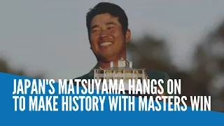 Japan's Matsuyama hangs on to make history with Masters win
