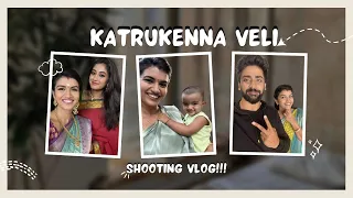 Katrukenna Veli Shooting Vlog | Vijay Television | serial Promo | Sridevi Ashok | Sridevi & Sitara