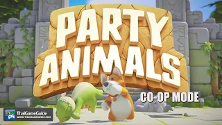 Party Animals (Playtest) : Local Split Screen Co-op Mode  ~ Team Score Full Gameplay [TEST B]