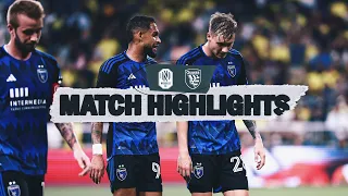 MATCH HIGHLIGHTS: San Jose at Nashville