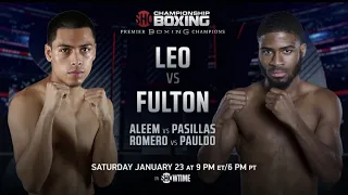 Stephen Fulton Vs Angelo Leo full fight commentary (no video)