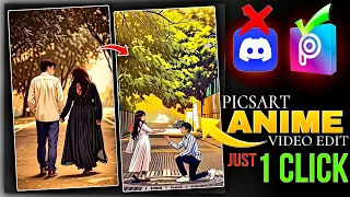 Normal video To Anime Video Convert In Picsart | Stop 🛑 Doma Ai and Discord
