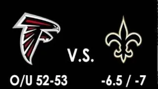 Atlanta Falcons vs New Orleans Saints Dec 26, 2011 Week #16 Picks