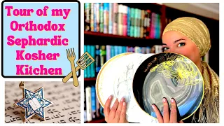 Come on a Tour of my Orthodox Sephardic Kosher Kitchen | 5 Sets of Dishes, 2 Sinks, ALL EXPLAINED