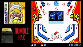 Pokemon Pinball (GBC) - see the RUMBLE PAK!