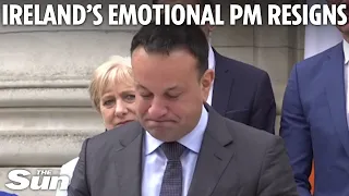 Emotional Leo Varadkar steps down as Ireland’s PM for ‘personal and political reasons’