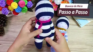 DIY - Como Fazer Boneca Com Meia