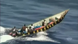 Somali pirates messing with Russian Ship