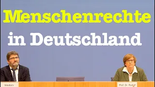 Menschenrechtsbericht Deutschland (DIMR) | Komplette BPK 9. Dezember 2021